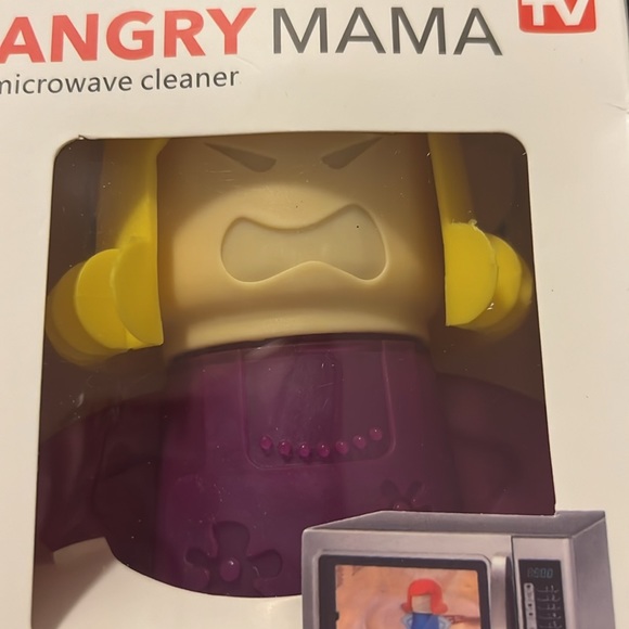 NEVER USED ANGRY MAMA MICROWAVE CLEANER - Picture 3 of 3